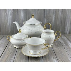 Сервіз чайний порцеляновий 6/15 Cmielow Alaska BN07