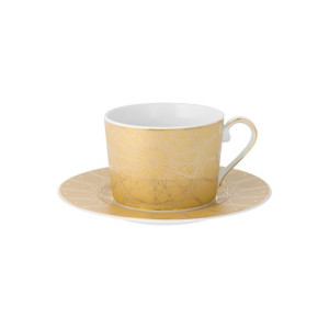 Чашка 250 мл з блюдцем порцелянова Cmielow Jenny H108