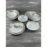 Сервіз столовий порцеляновий 6\28 City Gold  