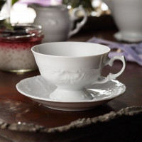 Чашка фарфоровая 180 мл с блюдцем, Fryderyka 