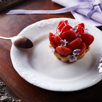 Тарелка плоская фарфоровая 19 см Fryderyka 