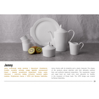 Серия белой посуды Jenny