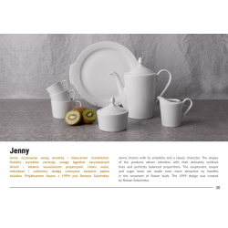 Серія білої посуди Jenny