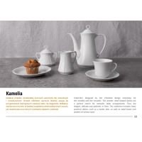 Серія білої посуди Kamalia