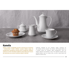 Серія білої посуди Kamalia