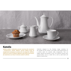 Серія білої посуди Kamalia