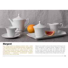 Серія білої посуди Margaret