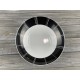 Тарелка фарфоровая глубокая посуда Quebek 656