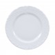 Тарелка фарфоровая круглая 19 см, белая, серия Cmielow Rococo Maria 0001