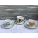 Порцеляновий набір чашка з блюдцем 1/2 Сmielow Quebek 0004 Flowers